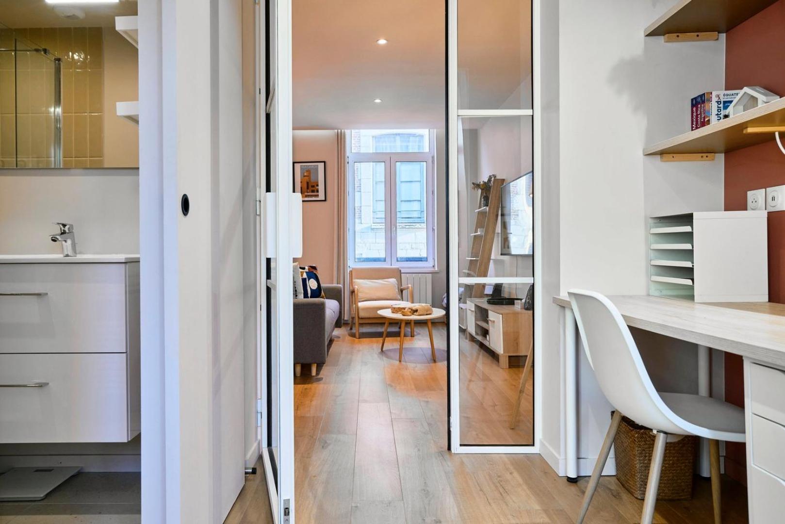 Apartment With Parking In The Heart Of Old Rijsel Buitenkant foto